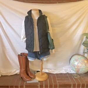 J. CREW Quilted Puffer Vest